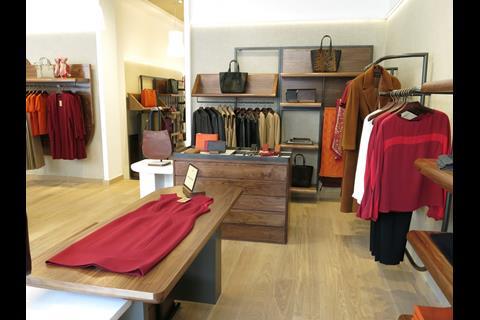 Jaeger womenswear on display as part of the new refit